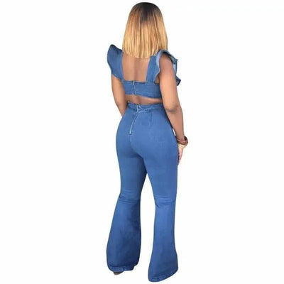 women's sling denim jumpsuit-3