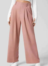 Women's Solid Color Casual Suit Pants With Real Pockets-5