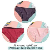 Women Underpants Solid Girls Briefs Female Lingerie-E-15