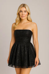 Кружевное платье без рукавов с бантом на спине Летняя мода Серебристый / S